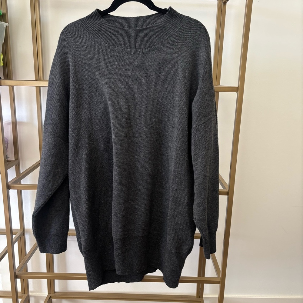 Torrid Charcoal Tunic Sweater